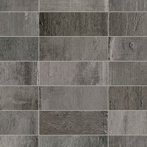 Carrelage effet Zellige Gris Anthracite 24,6x6x0,85 cm Azurel - Sol et mur intérieur (vendu par carton de 0,5 m²) - RO'MA CARRELAGE