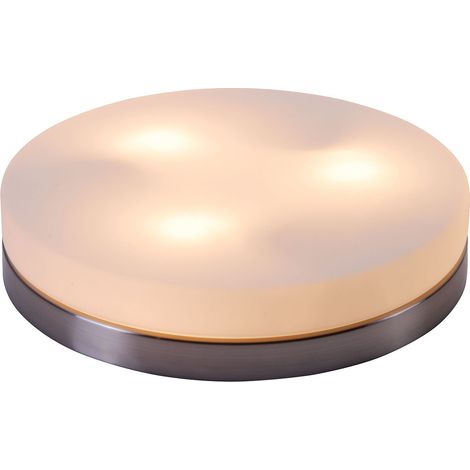 Globo - plafoniera - Opal - bianco - metallo - Ø 30cm - E27 - (1/2)