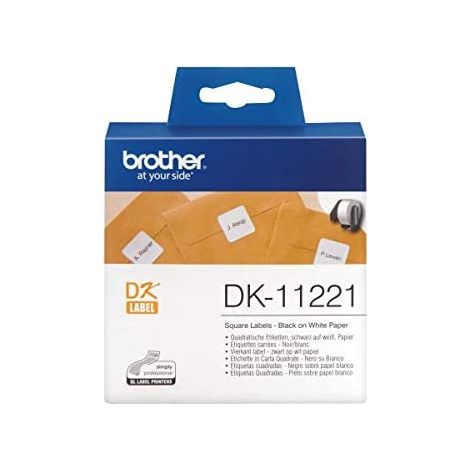 Etiquetas para Impresora Brother DK-11221 Blanco Negro/Blanco (1/4)