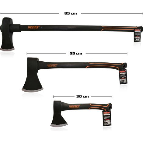 Hecht jardin Set a 3 Haches merlin a fendre couperet 30-55-85 cm Nr. 1 (1/5)