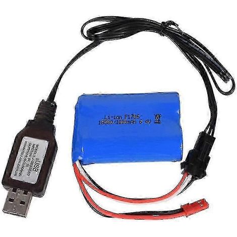Chargeur 6,4 V/7,4 V pour batterie Li-ion SM-3P, jouet télécommandé SM-3P, chargeur USB portable positif Zy 6,4 V