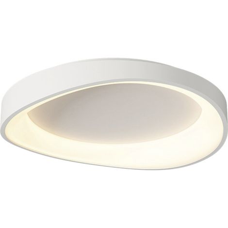 Circulo - Plafón LED moderno 42cm blanco