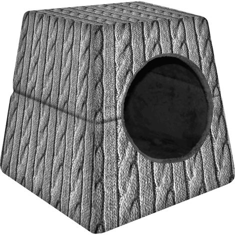 Cuccia 2 in 1 per cani/gatti Braid L 55x55 (1/3)