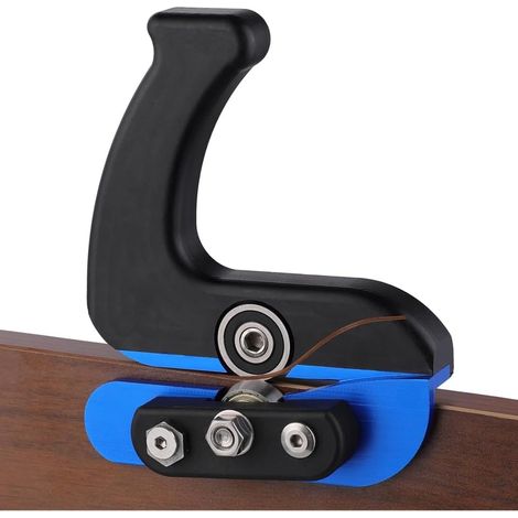 Cortadora de cantos - Rodamiento de doble desplazamiento para acabado, herramienta de corte de material sobrante para paneles compuestos de PVC/laminado de vinilo/melamina (1/5)