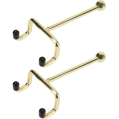 Lot de 2 supports de téléphone en métal premium résistant aux rayures, traitement électrolytique, antirouille, inaltérable, mains libres (1/5)