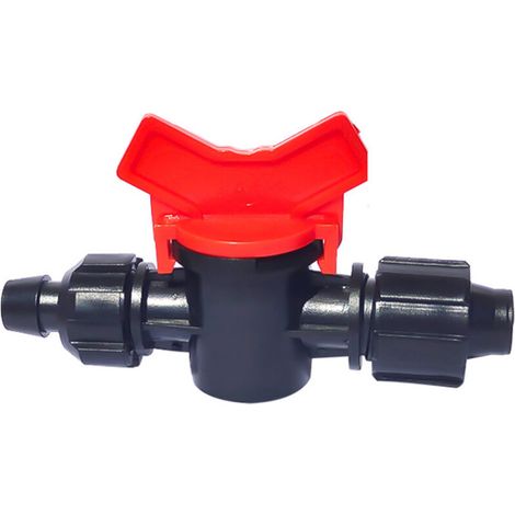 2 pièces, accessoires d'arrosage, buses de 16 mm pour système d'irrigation goutte-à-goutte – Compatibles tuyaux 16 mm, débit réglable, pour jardin, serre, balcon, connexion rapide (1/3)