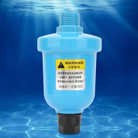 Vanne de purge automatique G1/2 1,0 MPa en aluminium pour système de compresseur d'air (1/5)