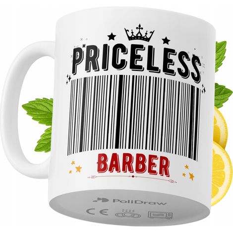 Tazza da caffè/tè divertente e umoristica per barbiere, con grafica e testo divertenti. Tazza ideale per compleanni, onomastici e festività. Tazza premium per occasioni speciali, perfetta per casa, uf (1/5)