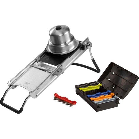 de-buyer Mandolina Revolution grigio acciaio inox