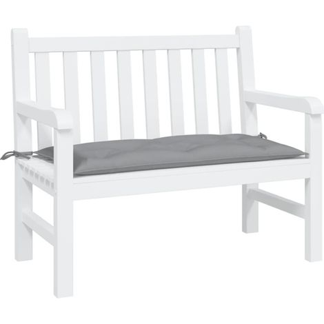 [JAMAIS UTILISÉ] Coussin de banc de jardin gris 100x50x7 cm tissu oxford (1/5)