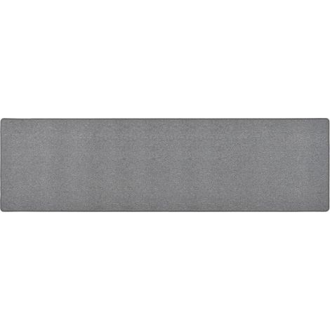 Teppichläufer Dunkelgrau 50x200 cm