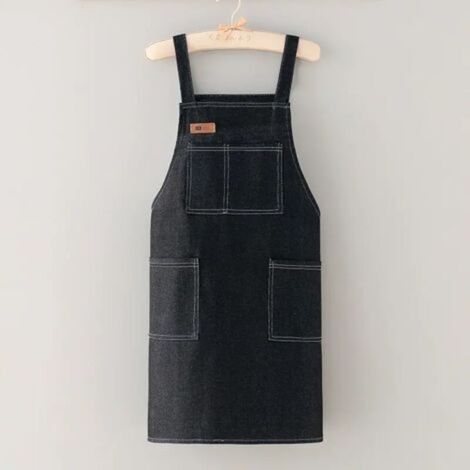 Apron, Work Apron Made of with 3 Pockets, Heat and Flame Resistant, Adjustable Straps from M to XXXL for Men and Women (1/4)