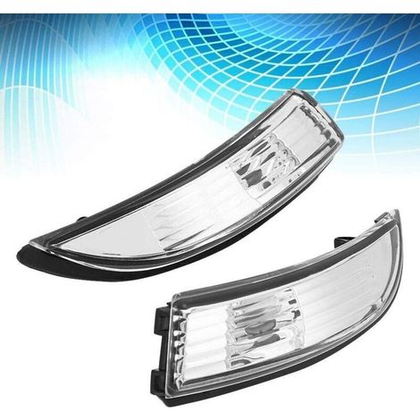 2 Pcs Rétroviseur De Voiture Clignotant LED Clignotants Indicateurs De Lampe Auto Arrière Rétroviseur Latéral Avertissement Feux de Conduite pour Fiesta 2009 2010 2011 2012 2013 2014 2015clig (1/4)