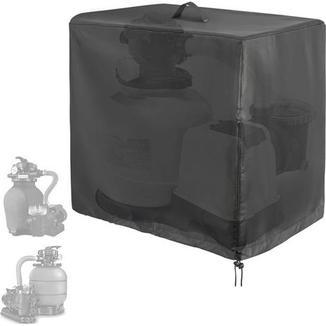 Diese Poolabdeckung (84 x 61 x 86 cm) ist für INTEX-Poolpumpen-Sandfiltersysteme geeignet und bietet Schutz vor Sonne (1/5)