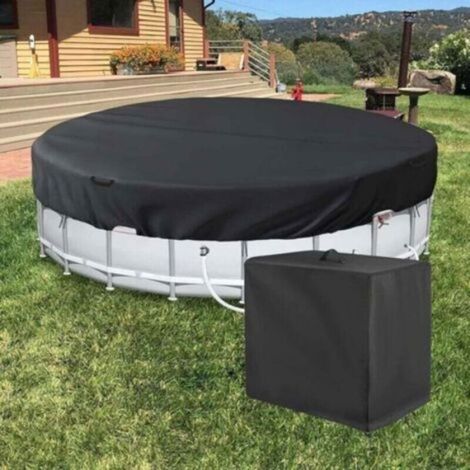 Housse Pompe Piscine - 84x61x86 cm - Anti-UV Imperméable Pour Filtre À Sable Et Pompe Hors Sol - 1 Pièce (1/4)