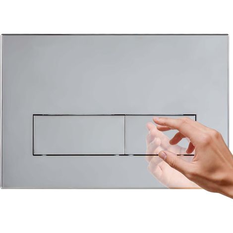 Plaque de Commande WC pour Sigma 01/20/30,Chromé (1/5)