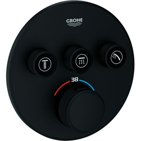 GROHE Termostatico Grohtherm SmartControl 29508 3 ASV FMS per 35604 phantom black, 29508KF0
