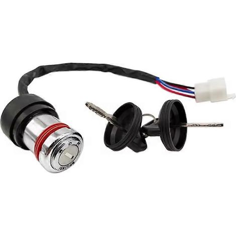 Antivol de contacteur d'allumage pour quad avec clé, serrure électrique étanche 30110 pour Linhai 300 (1/5)