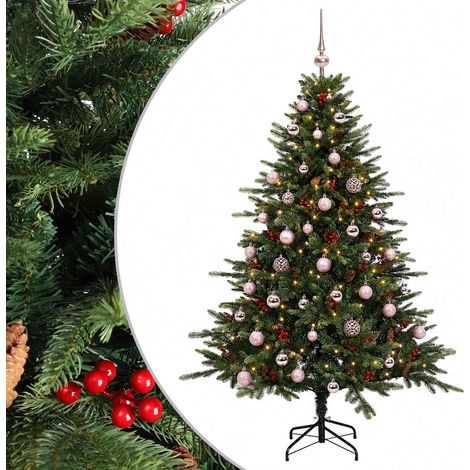 Albero di Natale artificiale con palline 120 cm 150 LED vidaXL (1/5)