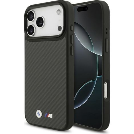 BMW M Kevlar Matt MagSafe Hülle für iPhone 17 Pro Max Schwarz (1/5)