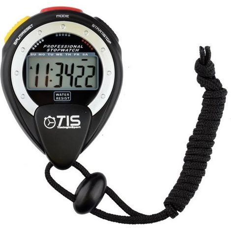 TIS - Chronomètre « Pro 025 » RD291 (Taille unique) (Noir/Blanc) (1/3)