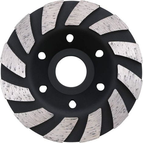 Diamantscheibe, 100 mm Diamantschleifscheibe – Turbo-Schleifscheibe, universelle Diamantschleifscheibe zum Schleifen und Polieren von Beton, Mauerwerk, Granit, Marmor und Naturstein (1/5)