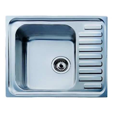 Teka CLASSIC 1C REV - Fregadero De Cocina Acero 50 Cm 1 Cubeta 1 Escurridor (1/3)