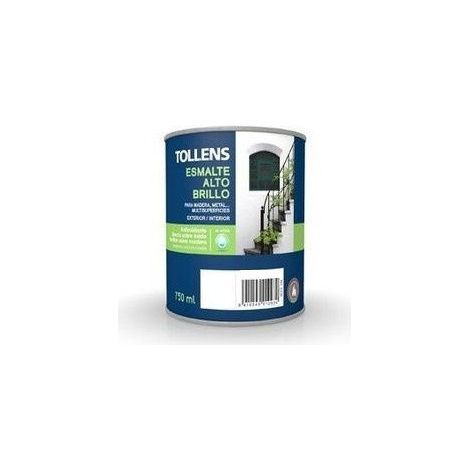 TOLLENS ESMALTE AL AGUA ALTO BRILLO BLANCO NIEVE 750ML