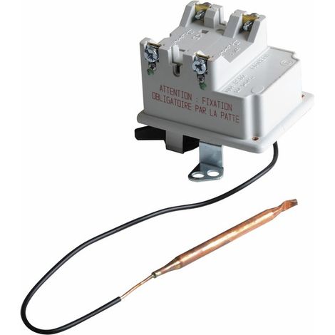 Thermostat de chauffe-eau 1 sonde, L370mm, S 75°C bipolaire BSD - COTHERM : BSD2000407