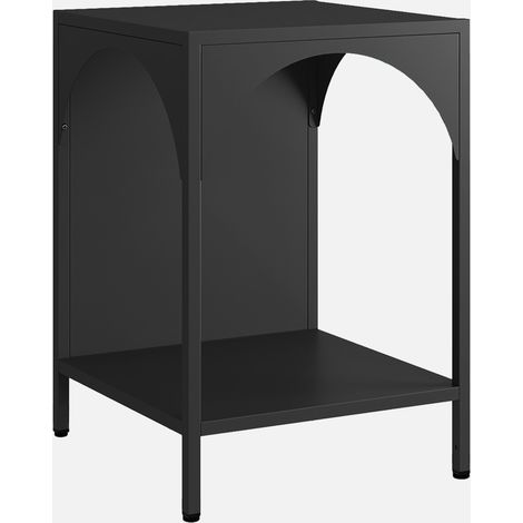 Mesita de noche de estilo industrial