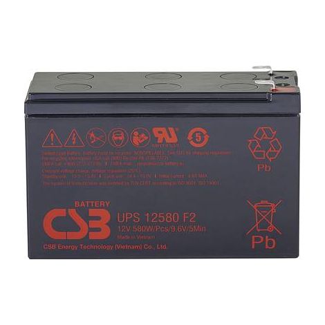 CSB UPS12580F2 batterie au plomb 12 V 9.4 Ah noir (1/2)
