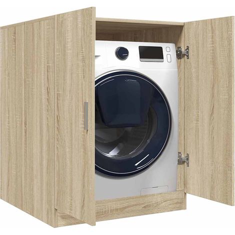 Waschmaschinenschrank Sonoma-Eiche 70,5x71,5x91,5 cm