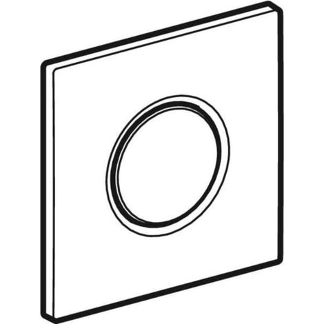Geberit Plaque de recouvrement HyTouch Sigma01 242811461 pour UR-Ctrl. pneumatique, cf. - chromé