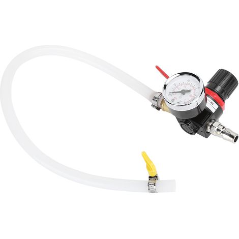 Kit de Test de Pression Radiateur de Refroidissement Détecteur de Fuite pour Réservoir d'Eau Universel Outil de Diagnostic avec Manomètre (1/5)
