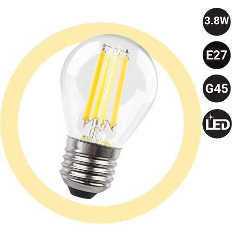 Bombilla LED Filamento Esférica - E27 G45 - 3.8W - (1/5)