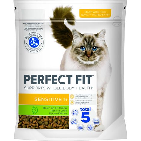 Perfect Fit Sensitive 1+ mit Truthahn Katzenfutter 750g (1/2)
