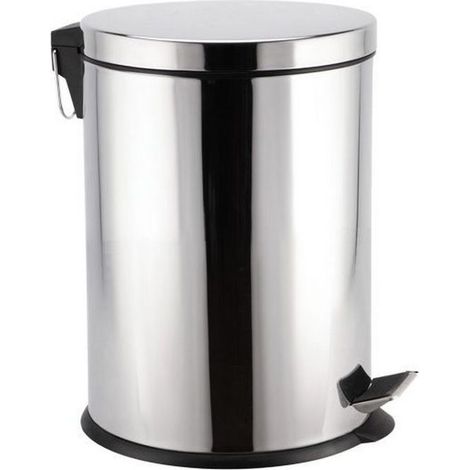 Poubelle à pédale en inox L 20 Ladydoc 08822
