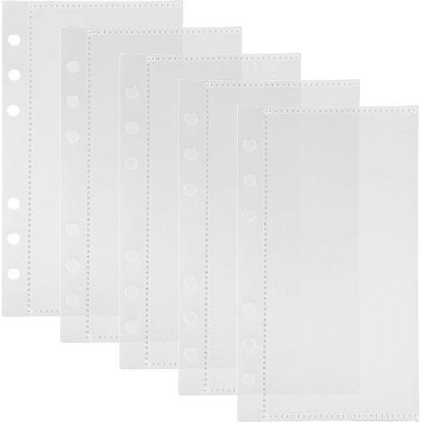 Registerblätter für Budgetordner, austauschbare Ordnertaschen – 17,20 x 9,50 x 0,10 cm (1/3)