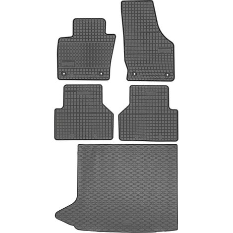 Juego de alfombrillas de goma para coche y alfombrilla para maletero para Audi Q3 I SUV (de agosto de 2011 a junio de 2018). (1/5)