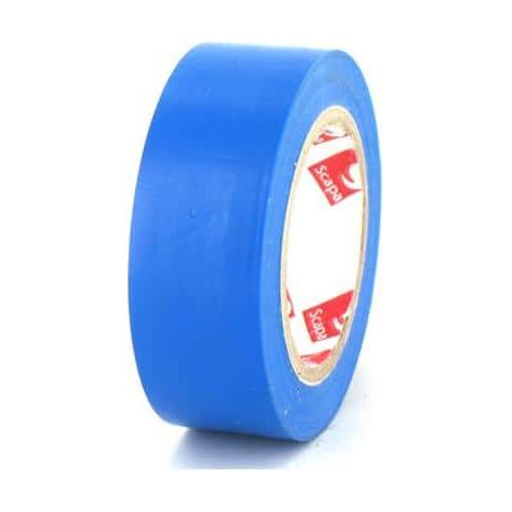 Ruban adhésif électrique SCAPA - PVC - 19mm - 2702-19-bleu