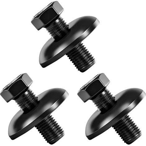HuthBrother Lot de 4 boulons à lame et rondelle 532193003 1-1/4" x 7/16"-20, compatibles avec Husqvarna AYP Craftsman 14457 174365 193003 532-1930-03 532174365 5391 07522 (1/5)