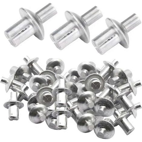 Rivets à expansion à noyau en aluminium, tête ronde, type à frapper, tête demi-ronde (1/5)