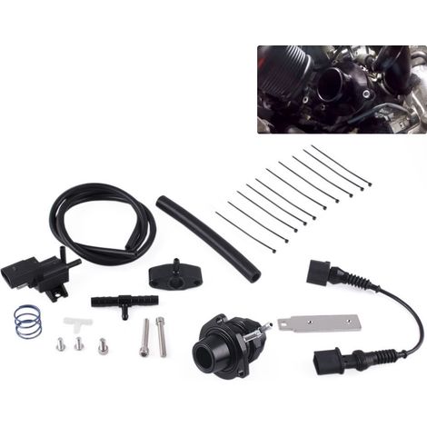 Automotive turbocharger exhaust valve for BMW N20 2.0 aluminum drain valve adapter kit