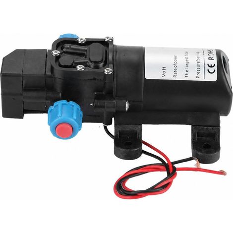 Pompe à eau 12 V/60 W, débit 5 L/min, micro-pompe à membrane pour caravane, camping et bateau (1/5)