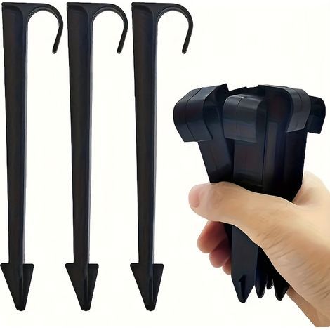 Kit de 60 pièces : Supports de fixation pour irrigation goutte à goutte (1/2 pouce et 16 mm) — Ancrages pour tuyaux d'arrosage (1/5)