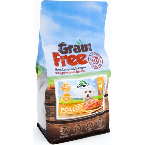 CROCCHETTE PERAGA GRAIN FREE PER CANE CUCCIOLO 2KG POLLO (1/4)