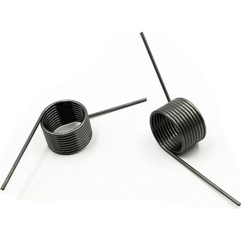 10 Ressort de torsion, Acier 65Mn, Diamètre fil 1,6mm, Pour pinces à cheveux, Équipement mécanique