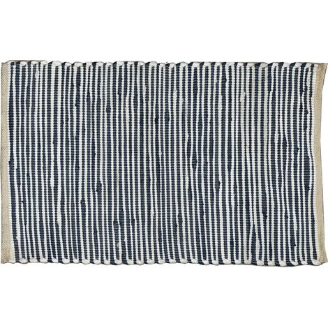 Eingangsteppich, 50 x 80 cm, 100 % Baumwolle, weich und langlebig, ideal für die Dekoration Ihres Zuhauses und zum Schutz von Böden