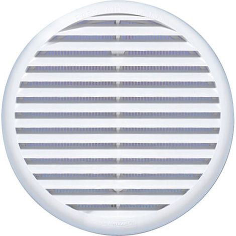 Rejilla redonda de clip ajustable para coche ø175mm blanca - Autogyre