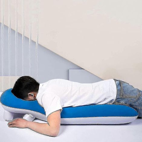 Oreiller ergonomique confortable pour reposer la tête et la nuque après une chirurgie oculaire - Oreiller de maintien confortable et ergonomique pour les patients souffrant de décollement de la rétine (1/4)